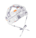 Casca protectie copii 6-36 luni, bumbac plus spuma, ajustabila, 65grame, gri