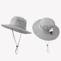 Palarie de Camping si Drumetie, cu Protectie Solara UV, Bor Lat si Design Special cu Decupaj pentru Prinderea Parului in