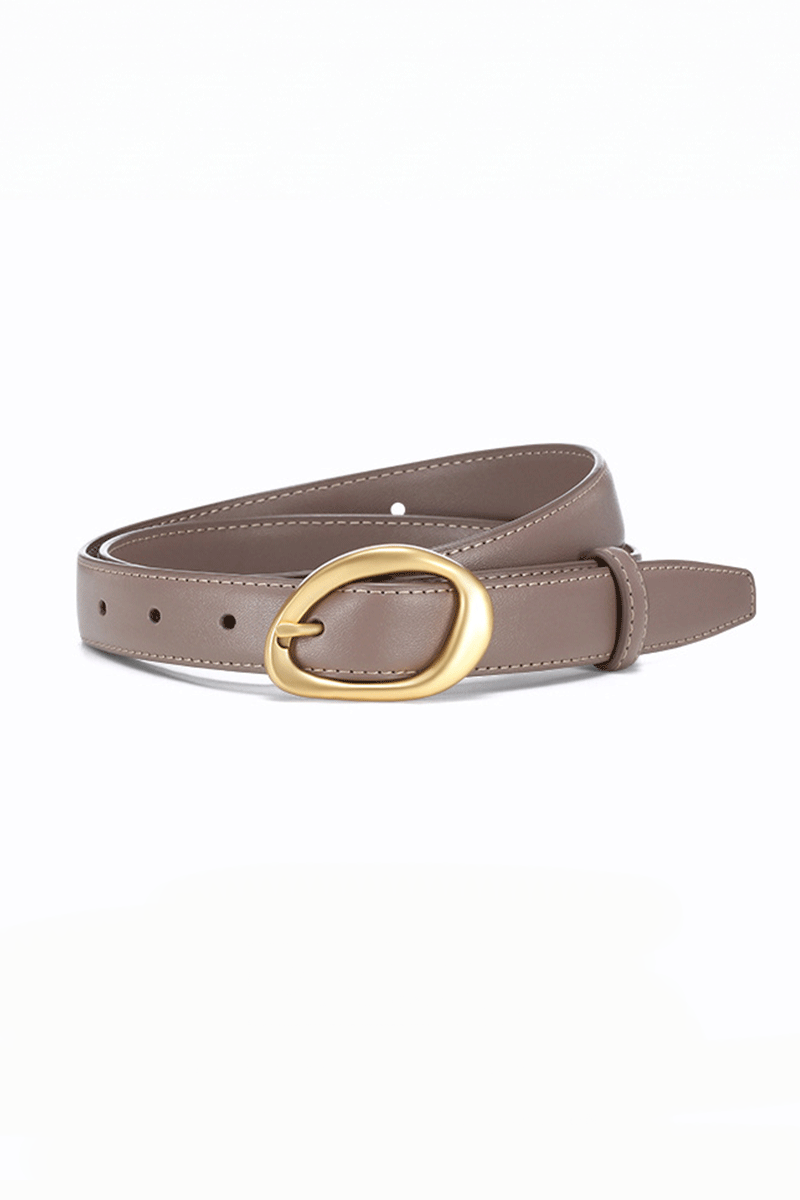 Curea Eleganta pentru Femei din Piele Ecologica de Calitate Superioara si Catarama Aurie, PriStyle®