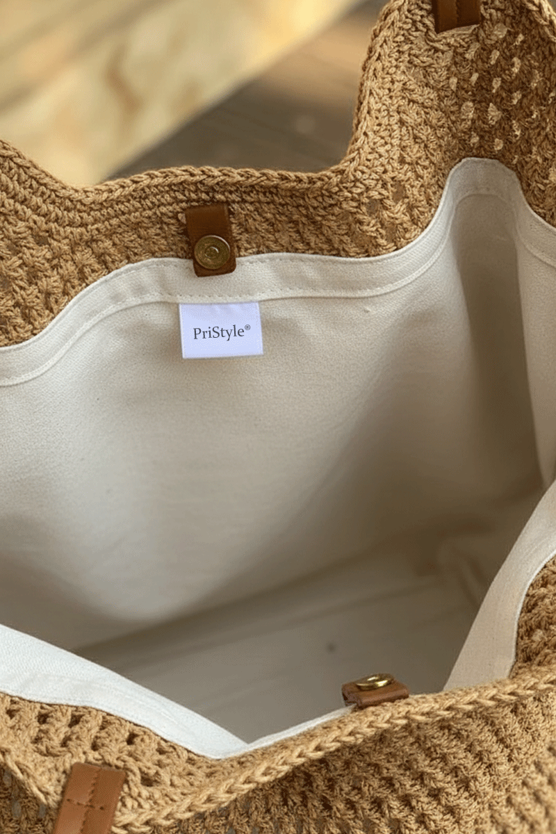 Geanta Crosetata pentru Femei Model Vintage Boho Chic de Umar