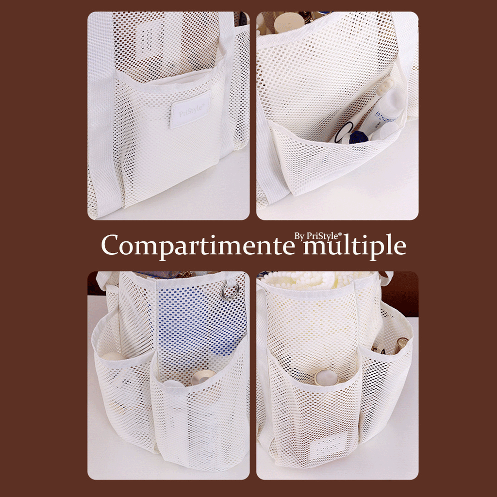Geanta de Plaja Multifunctionala din Plasa