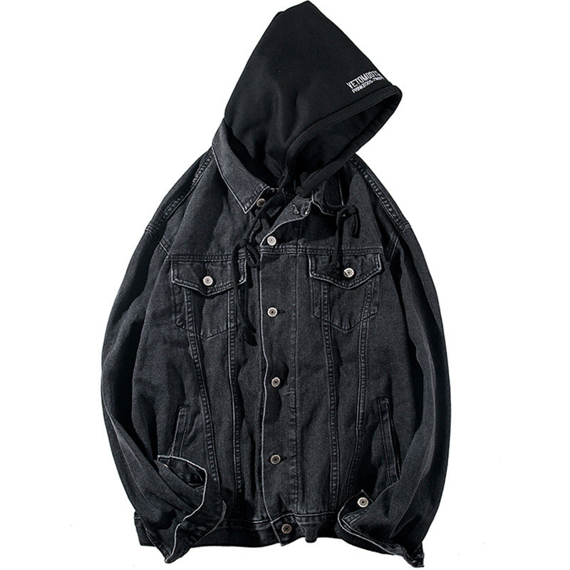 Geaca Denim, Hanorac cu Gluga
