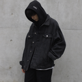 Geaca Denim, Hanorac cu Gluga