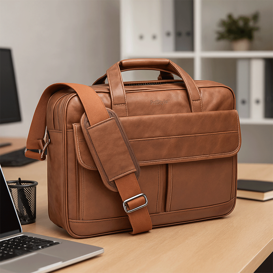 Geanta Multifunctionala pentru Barbati, pentru Documente si Laptop, cu Bretea Reglabila, Ideala pentru Birou, Scoala si 