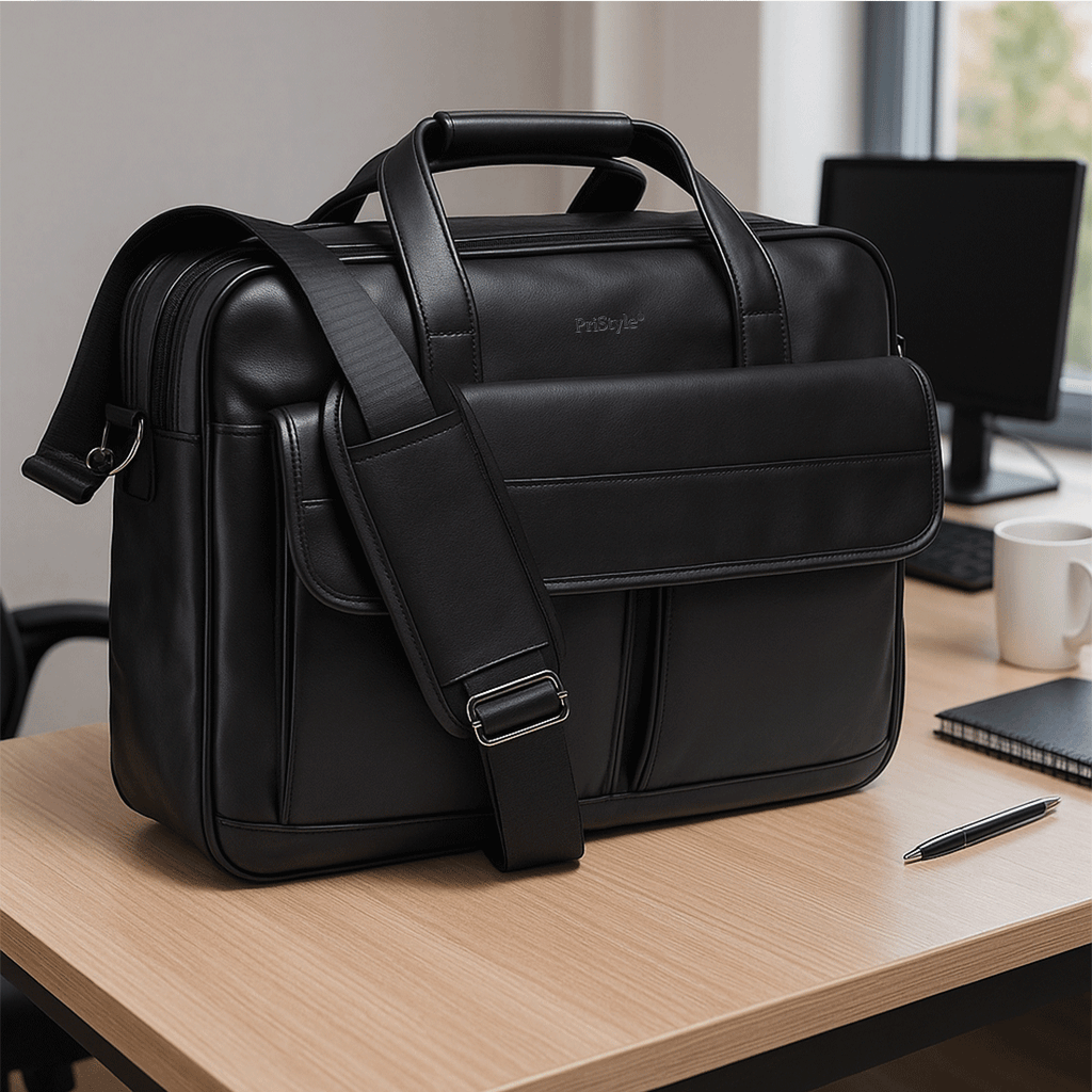 Geanta Multifunctionala pentru Barbati, pentru Documente si Laptop, cu Bretea Reglabila, Ideala pentru Birou, Scoala si 