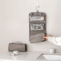 Geanta Organizator sau Depozitare Cosmetice si Accesorii Igiena, cu 2 Buzunare Modulare Detasabile, Utilizabile Independ