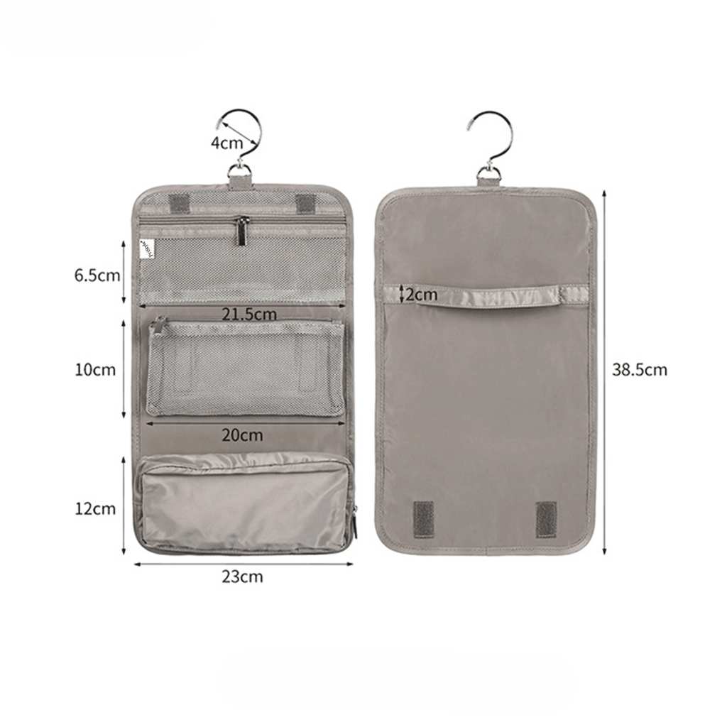 Geanta Organizator sau Depozitare Cosmetice si Accesorii Igiena, cu 2 Buzunare Modulare Detasabile, Utilizabile Independ