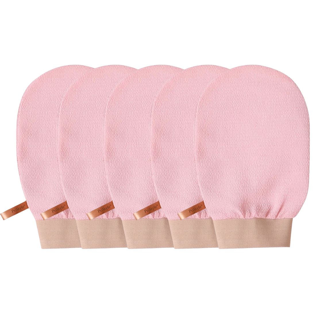 Set 5 Manusi Exfoliante Corp – Indeparteaza Celulele Moarte si Impuritatile, Piele Fina si Catifelata, Ideale pentru Dus