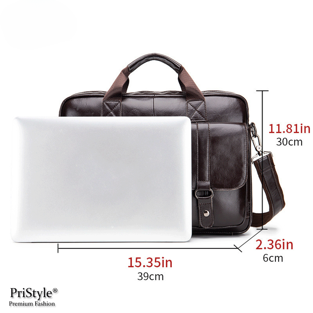 Geanta Business Multifunctionala, pentru Laptop si Documente, din Piele Naturala Premium, pentru Barbati, cu Bretea Regl