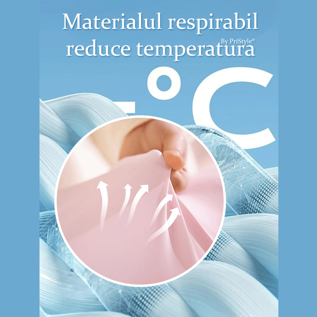 Perna pentru Corp Tip Body Pillow pentru Dormit Lateral, cu Efect Racoritor, Design Ergonomic, Suport pentru Spate