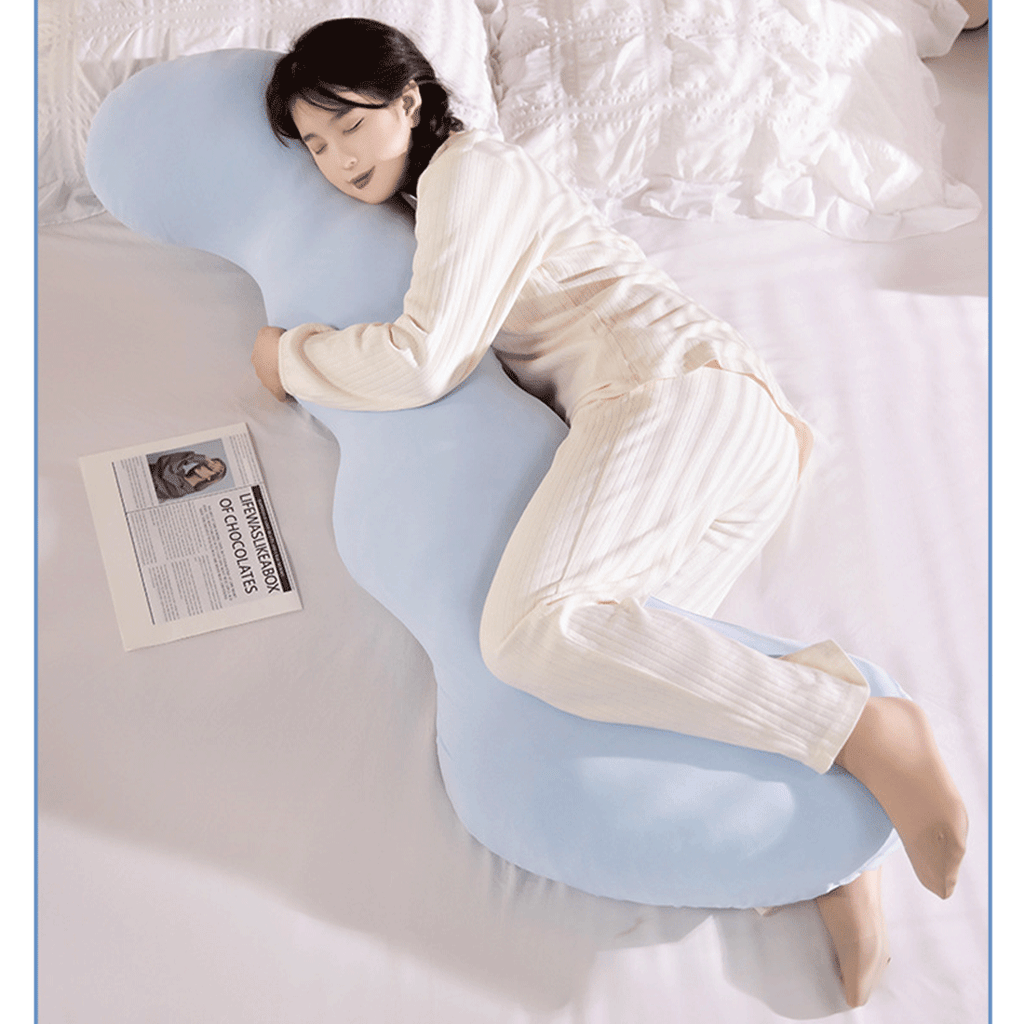 Perna pentru Corp Tip Body Pillow pentru Dormit Lateral, cu Efect Racoritor, Design Ergonomic, Suport pentru Spate