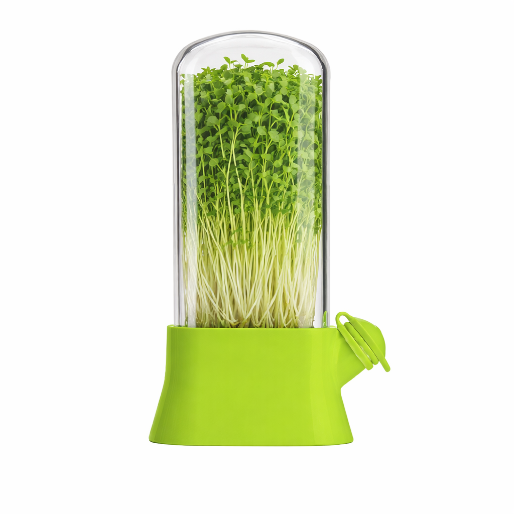 Germinator pentru Microplante cu Capac Transparent, Mini Sera pentru Cultivare Acasa, Suport de Crestere pentru Germeni,