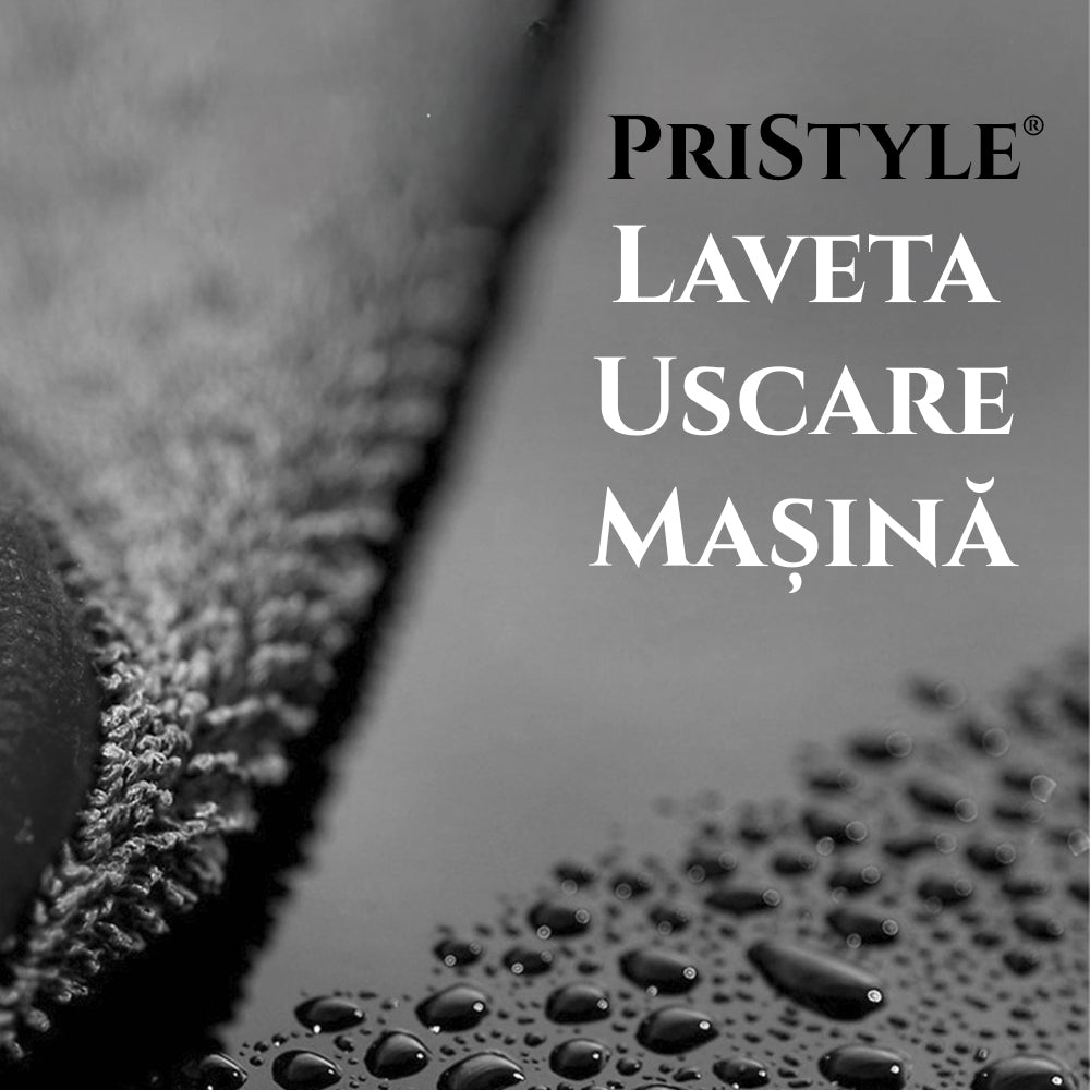 Laveta pentru uscarea masinii dupa Spalare, Prosop Auto din Microfibra 60x40, Reutilizabil 200 Spalari, Galben/Negru, Pr