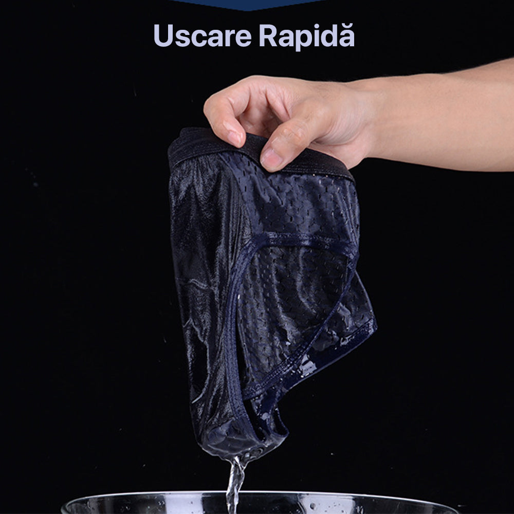 Chiloti pentru Barbati sau Baieti, cu Uscare Rapida si Ventilare Puternica, Perfecti pentru Activitati Sportive, Verde M