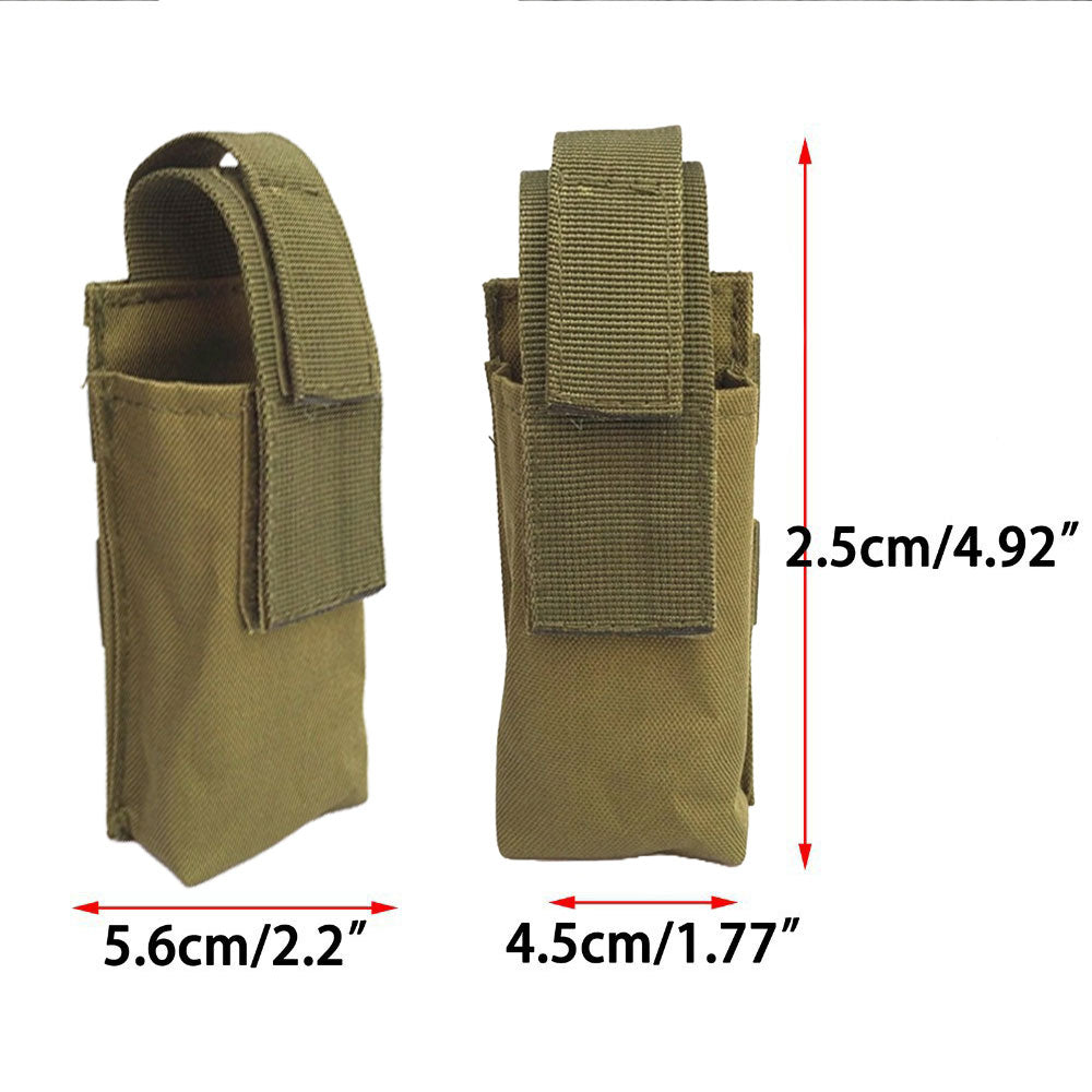 Pachet Teaca si Curea pentru Prindere Briceag sau Cutit Pliabil la Brau, Verde Masliniu, PriStyle®, 120cm