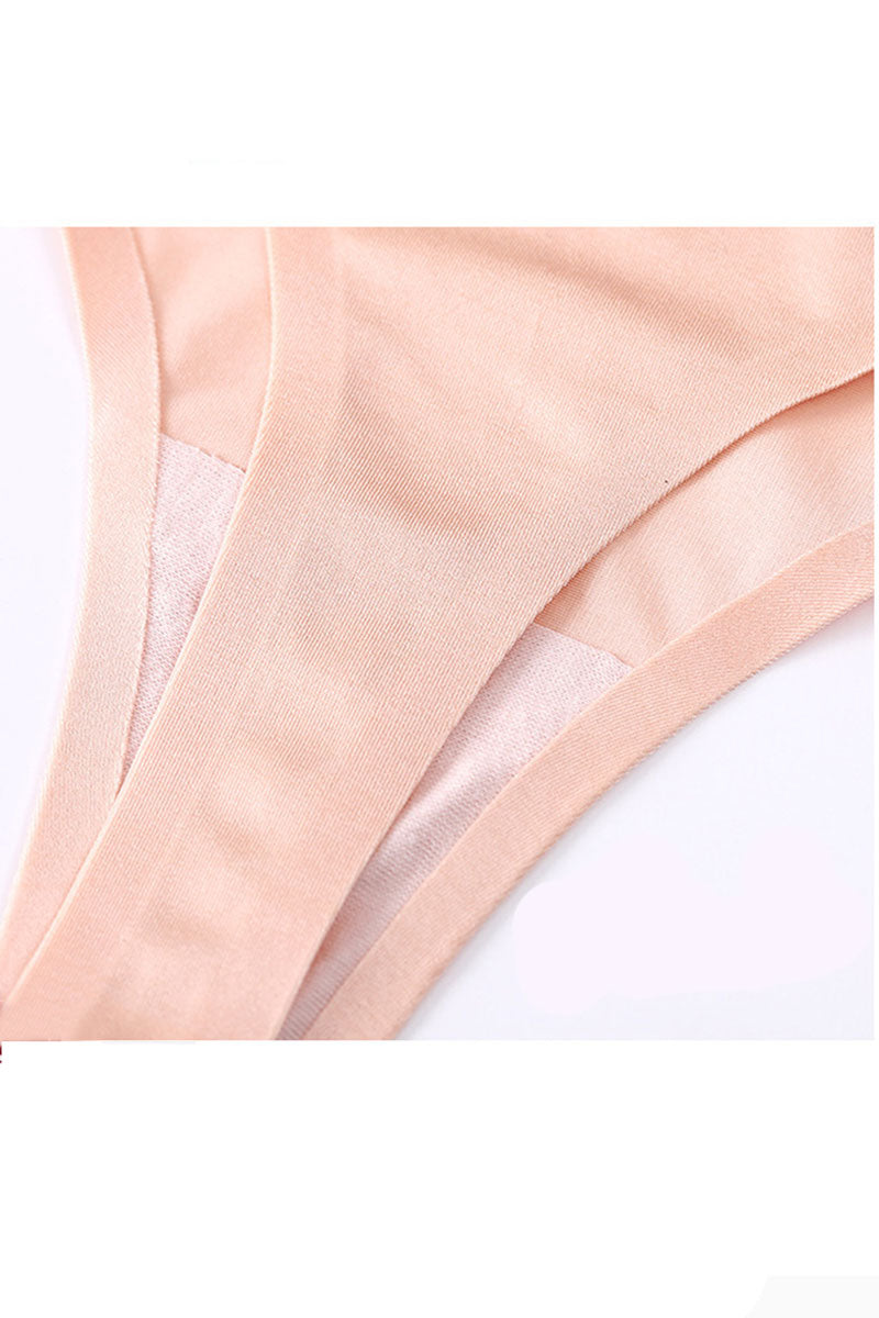 Chiloti de dama Premium tip Tanga, Satinati, Respirabili si Sexy, Fara Cusatura