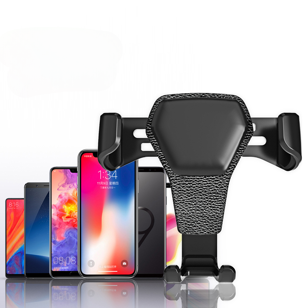 Suport Auto Pentru Telefoane Mobile pentru Orice Telefon, cu Prindere pe Ventilatie prin Clema, Reglabil