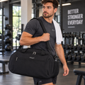 Set de La Producator din Geanta pentru Sala si Doua Tricouri Quick Dry pentru Fitness sau Echipament de Sport, Cu Buzuna