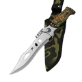 Cutit Cu Teaca, Perfect pentru Camping, Supravietuire sau Bushcraft, 29 cm, Camuflaj, PriStyle®