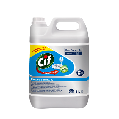Solutie de clatire pentru masina de spalat vase Cif Professional, 5 l
