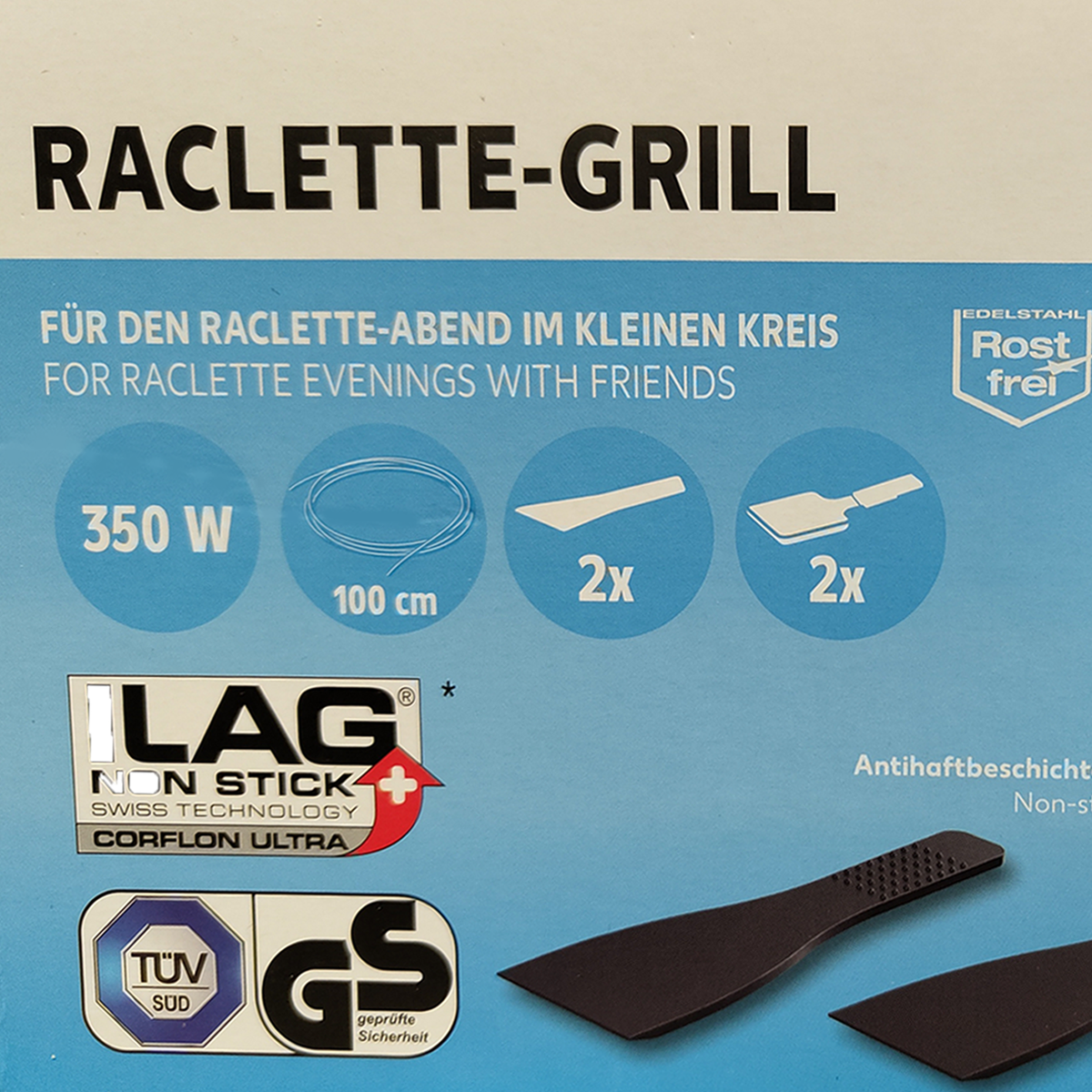 Plita Grill/Raclette Electrica, Switch On, 350 W, 2 persoane