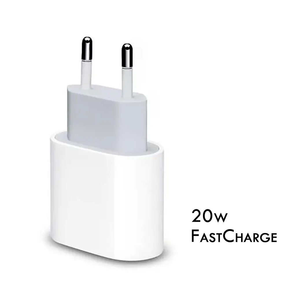 Incarcator Universal cu iesire USB C, Fast Charge 20 W, adaptor cu iesire Type-C, PriStyle, Alb