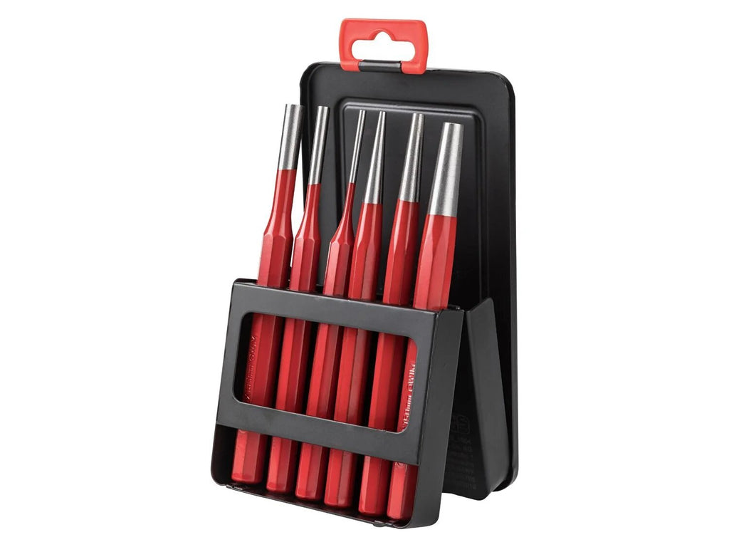 Set 6 Extractoare si Perforatoare, Dornuri si Punctatoare pentru scoaterea niturilor si bolturilor, Cutie Metal, Parksid