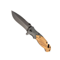 Cutit Premium Pliabil tip briceag, Cu Blocare Lama, pentru camping, vanatoare, supravietuire si bushcraft, Maner de Masl
