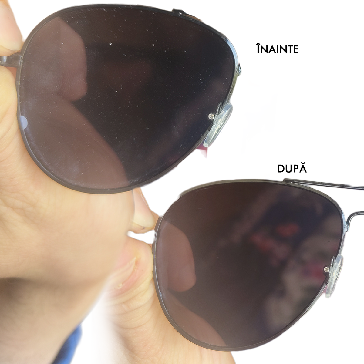 Set 4 x Lavete pentru Ochelari de Sticla si Plastic, Pentru Lentile Contact si Telefon, Imprimeu Pisica Cocheta Cu Ochel