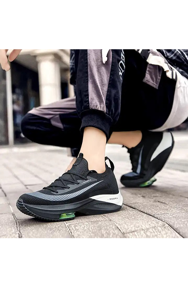 Pantofi Sport pentru Barbati si Femei, PriStyle® 2OOMx, Amortizare prin Camera de Aer, cu Talpa Ergonomica si Mesh Respi