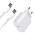 Incarcator Fast Charge USB - C Compatibil cu iPhone 15 / 15 Pro / 15 Pro Max, 20W, PriStyle®, Alb