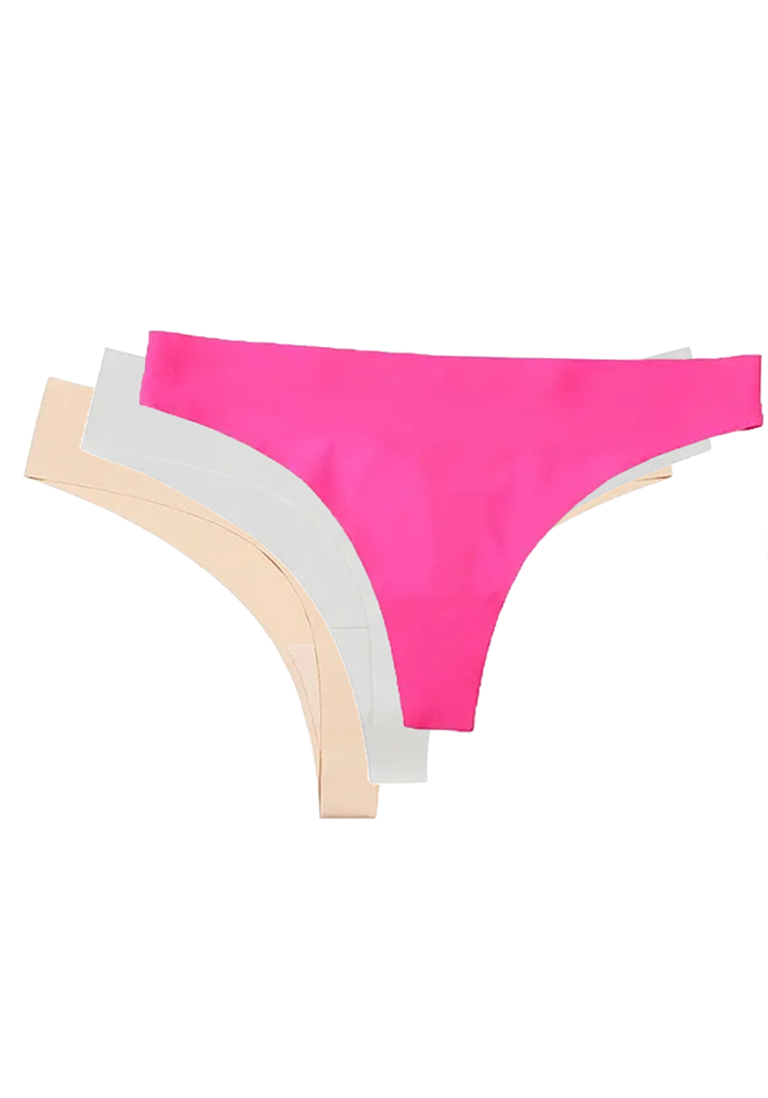 Chiloti de dama Premium tip Tanga, Satinati, Respirabili si Sexy, Fara Cusatura