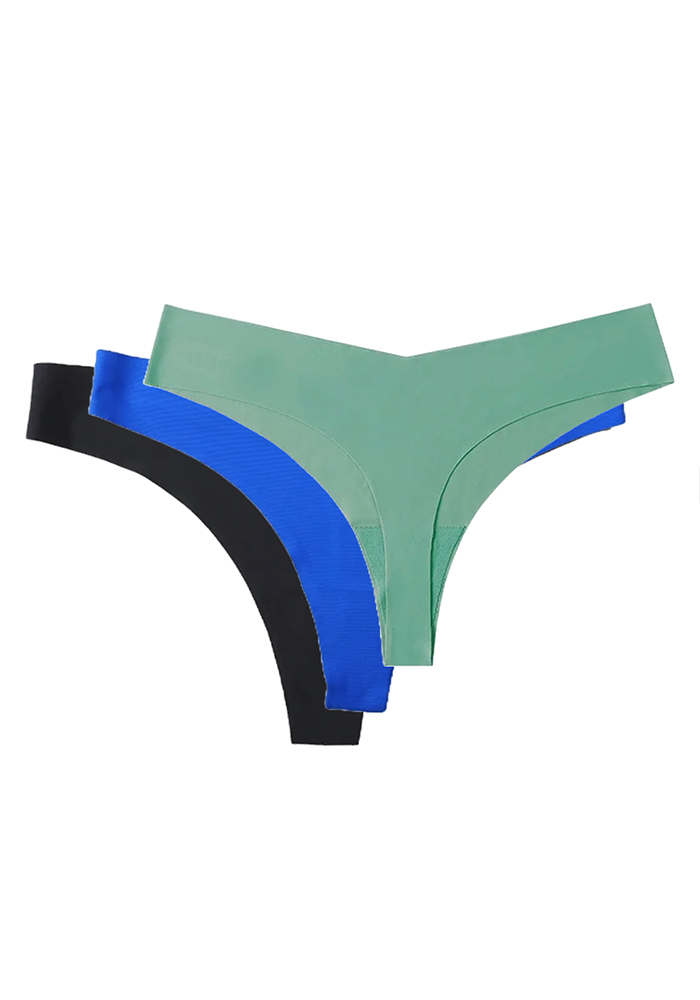 Chiloti de dama Premium tip Tanga, Satinati, Respirabili si Sexy, Fara Cusatura