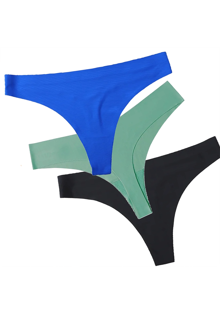 Chiloti de dama Premium tip Tanga, Satinati, Respirabili si Sexy, Fara Cusatura