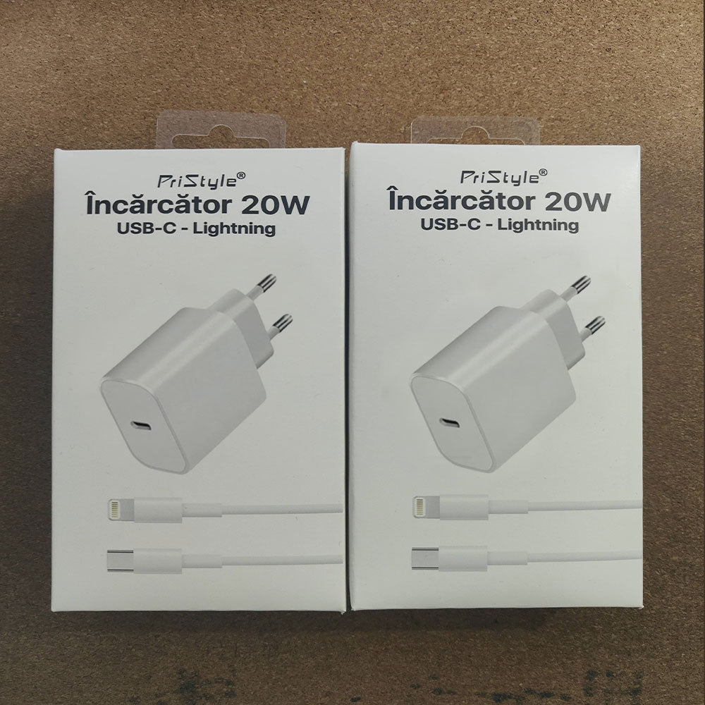 Incarcator Compatibil cu iPad si iPhone 14 / 14 pro / 13 / 13 pro / 12 / 12 pro / 11 / 11 Pro / 11 / 10 / 10 Pro / 8 / 8