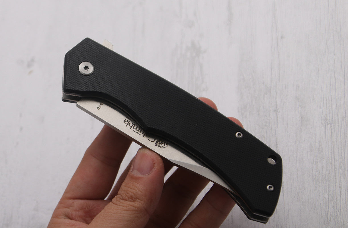 Cutit Pliabil Premium, tip Briceag, cu Sistem de Blocare Lama, pentru Camping, Vanatoare, Supravietuire si Bushcraft, La