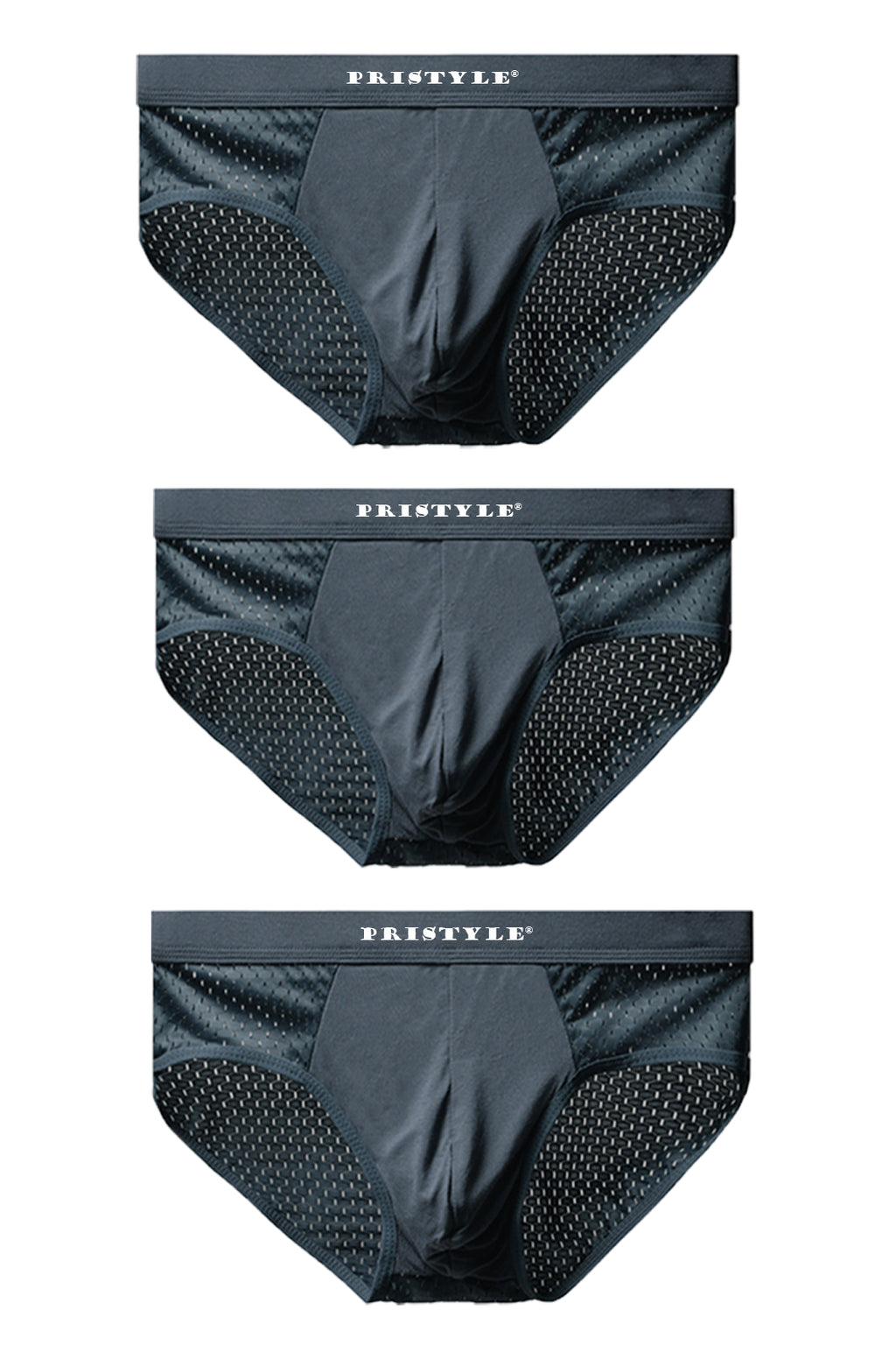 Set Lenjerie Respirabila, tip Chiloti, pentru Barbati sau Baieti, cu Uscare Rapida si Ventilare Puternica, Perfect pentr