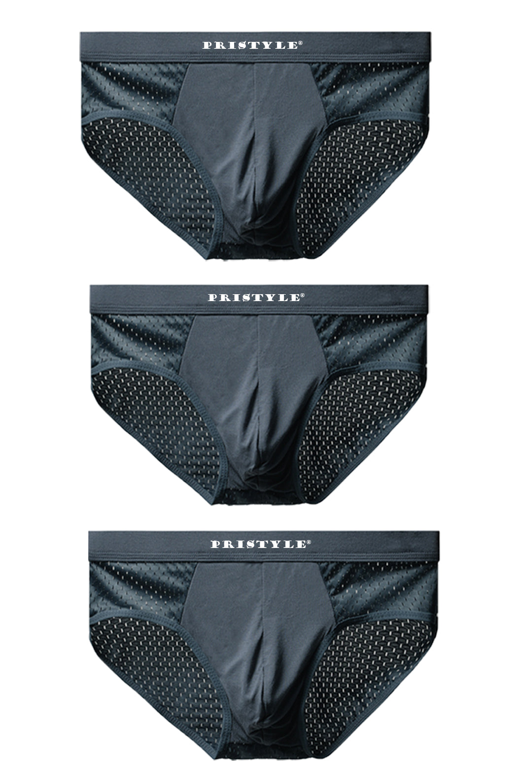 Set Lenjerie Respirabila, tip Chiloti, pentru Barbati sau Baieti, cu Uscare Rapida si Ventilare Puternica, Perfect pentr