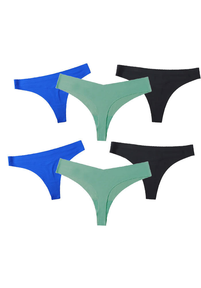 Chiloti de dama Premium tip Tanga, Satinati, Respirabili si Sexy, Fara Cusatura