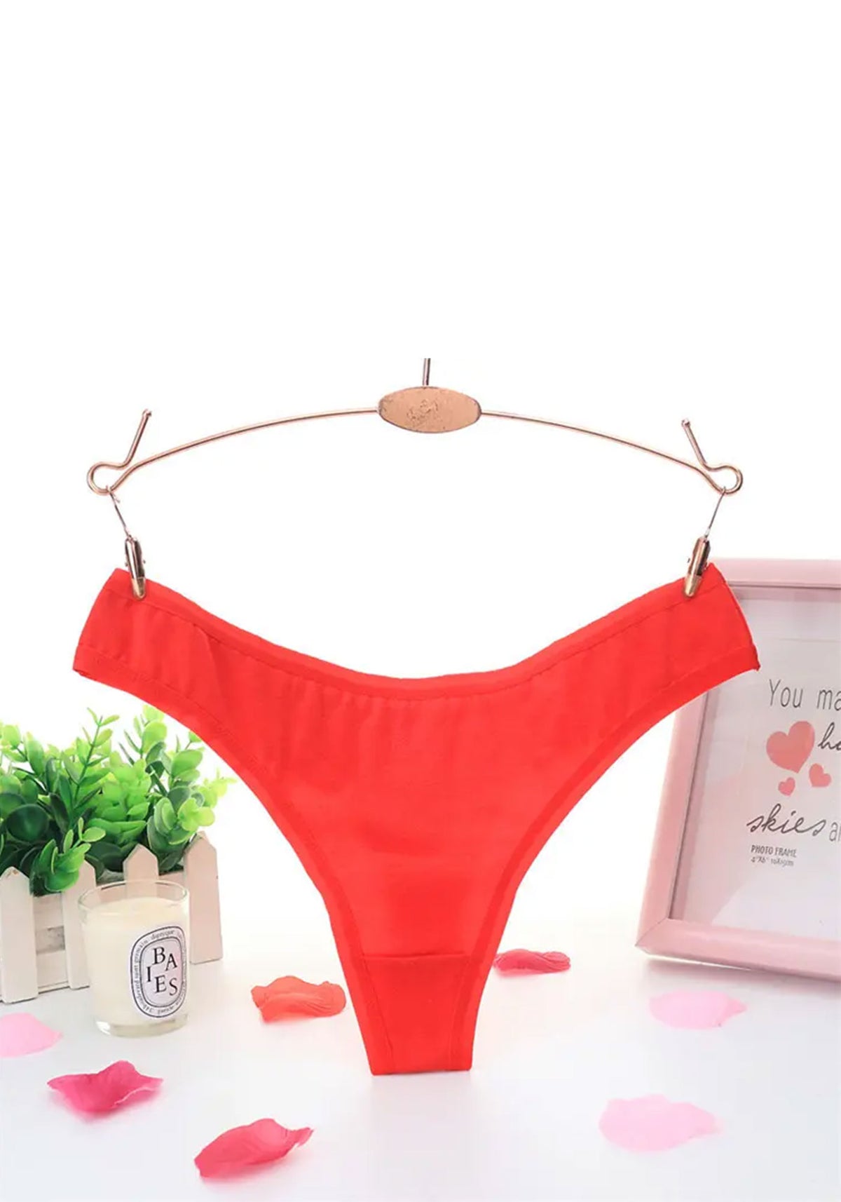 Chiloti Tanga Dama, Elastici, Marime Universala Compatibil S, M, L, 30-45 cm