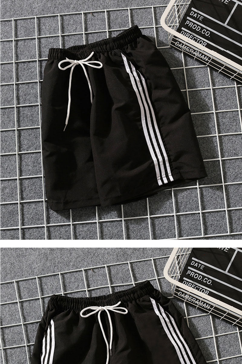 Pantaloni Scurti in Doua Straturi, Elastici si Respirabili, pentru Sala, Fitness sau Sport, Cu 3 Buzunare, Loc de Telefo