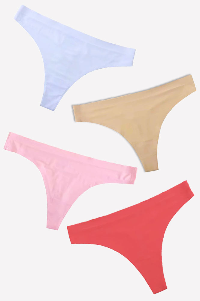 Chiloti de dama Premium tip Tanga, Satinati, Respirabili si Sexy, Fara Cusatura