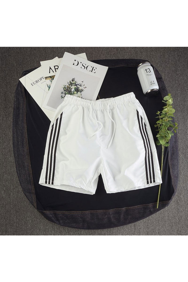 Pantaloni Scurti in Doua Straturi, Elastici si Respirabili, pentru Sala, Fitness sau Sport, Cu 3 Buzunare, Loc de Telefo