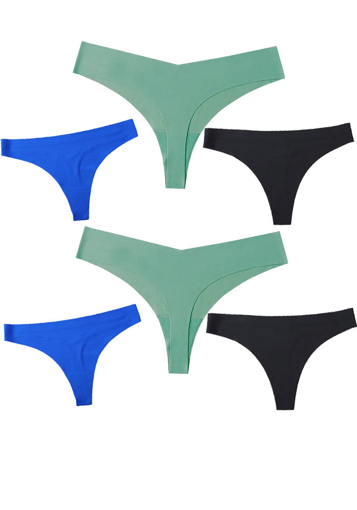 Chiloti de dama Premium tip Tanga, Satinati, Respirabili si Sexy, Fara Cusatura